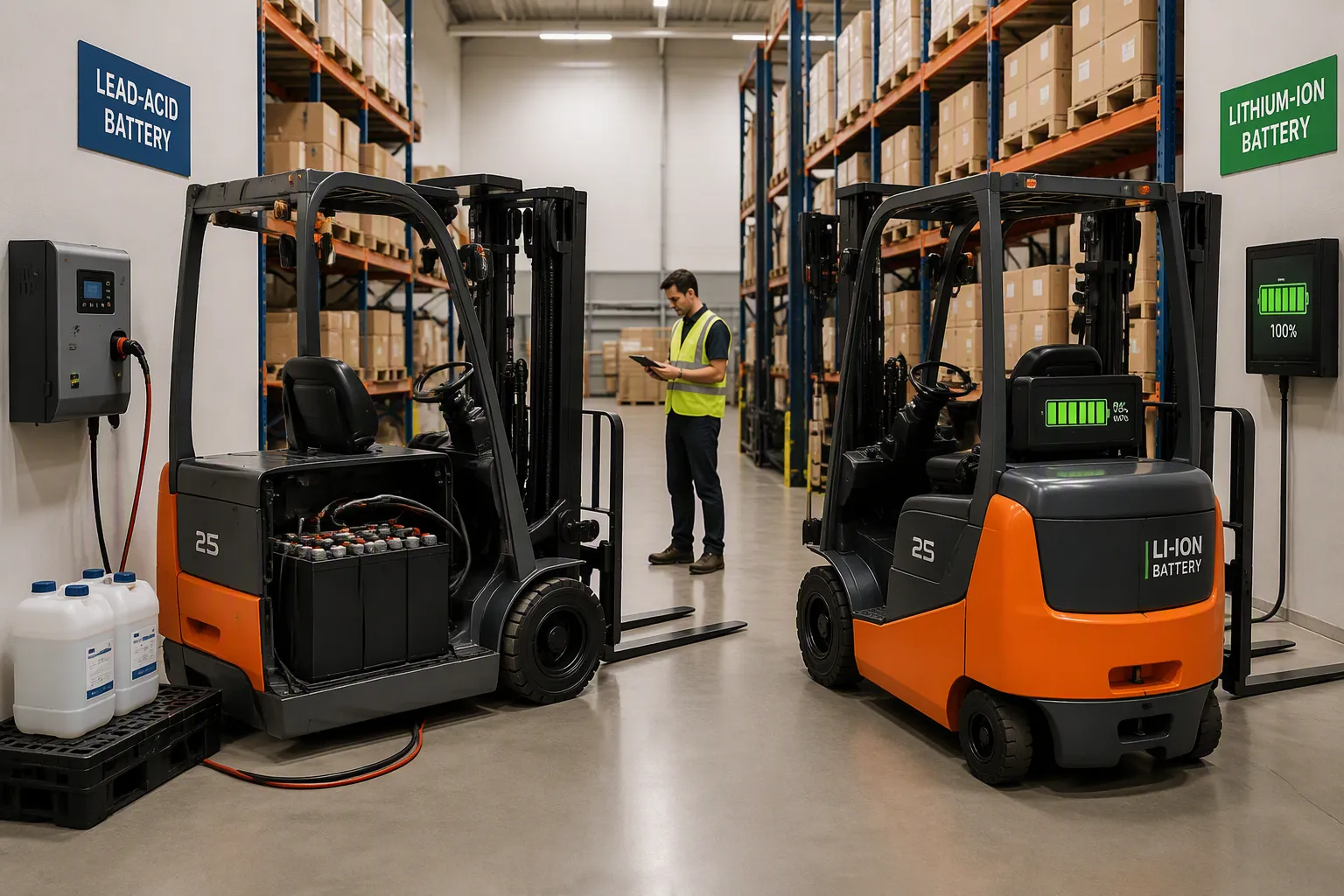 Lithium Battery Forklifts vs Lead Acid Forklifts: Which One Is Better for Your Business?