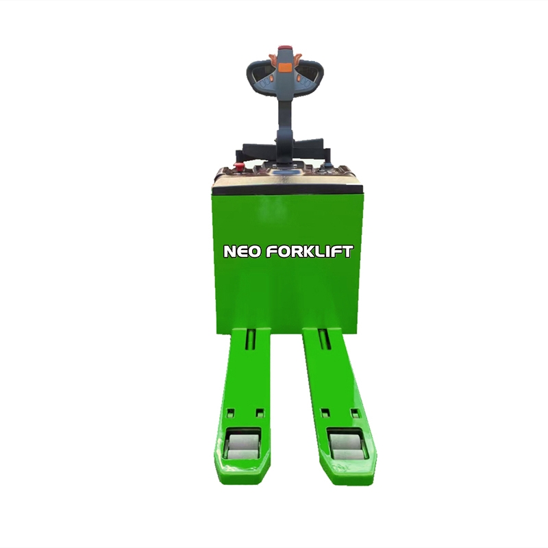 Stand on electric pallet truck supplier